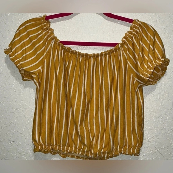 American Eagle Short Sleeve Striped Tee - Picture 3 of 7